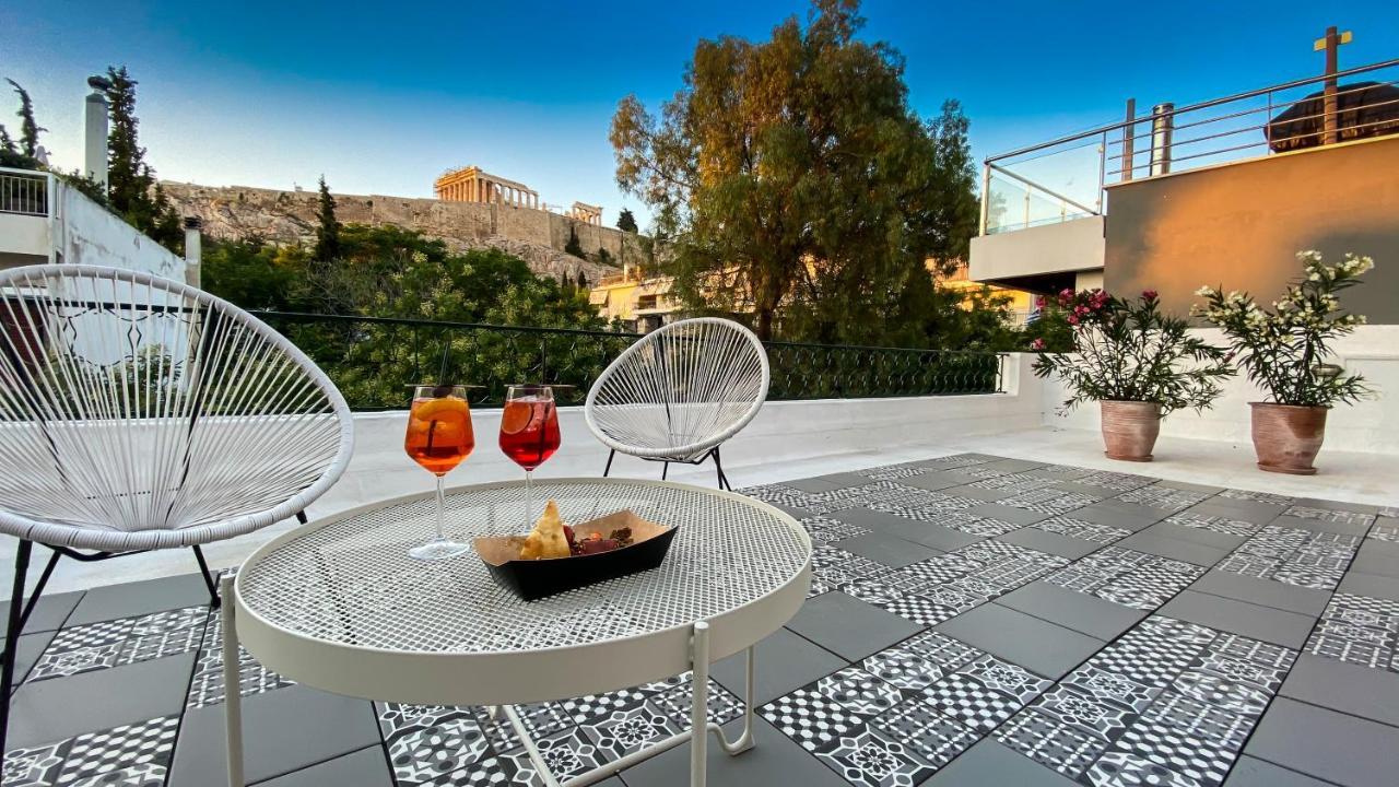 Acropolis Slow Living Apt Under The Parthenon 아테네 외부 사진